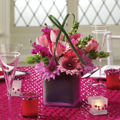 Pink Dreams Reception Centerpiece