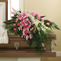 Everlasting Memories Casket Spray – The Village Greenery Florist